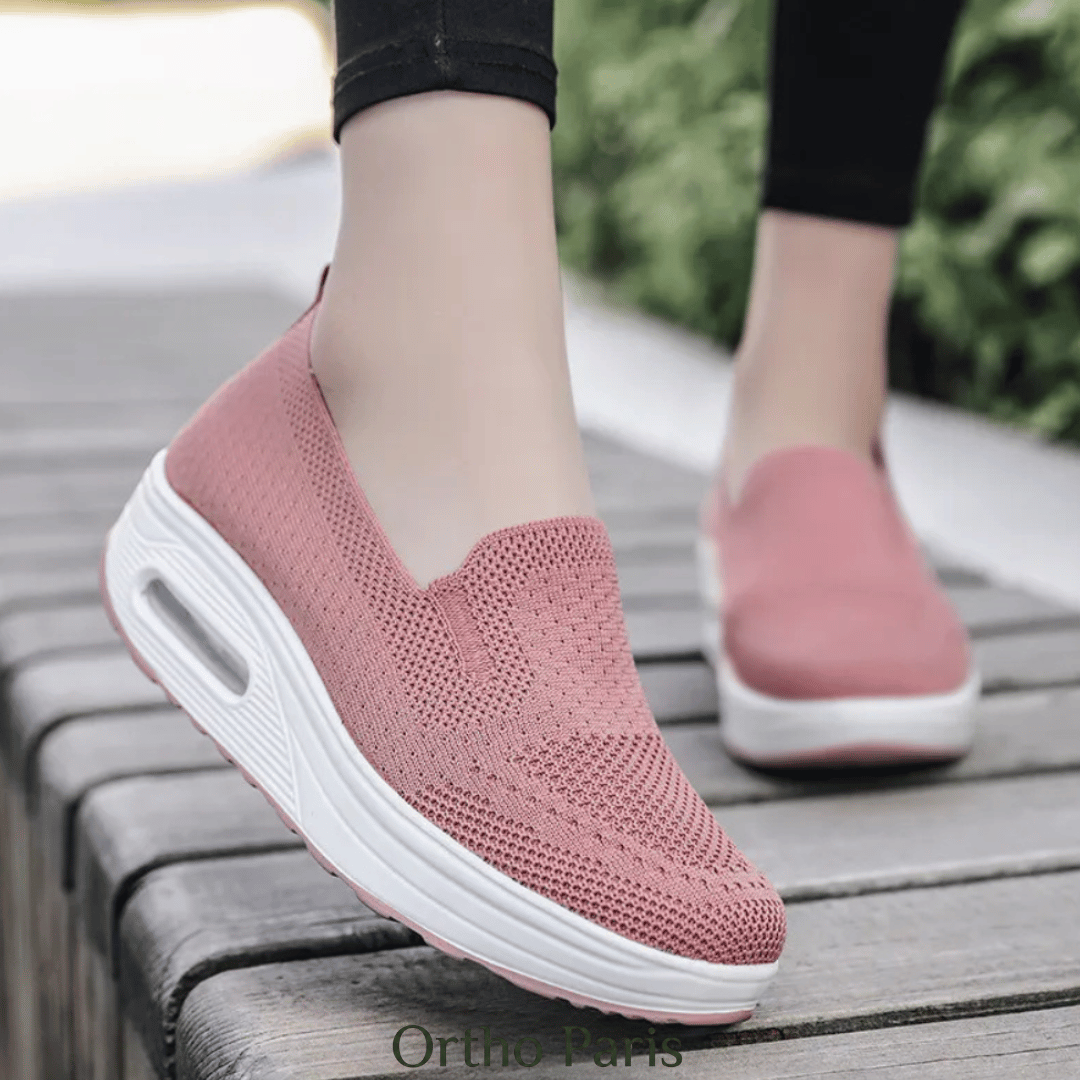 Ortho Paris - Baskets confort femme Blanc