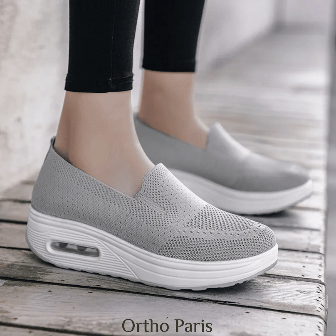 Ortho Paris - Baskets confort femme Blanc