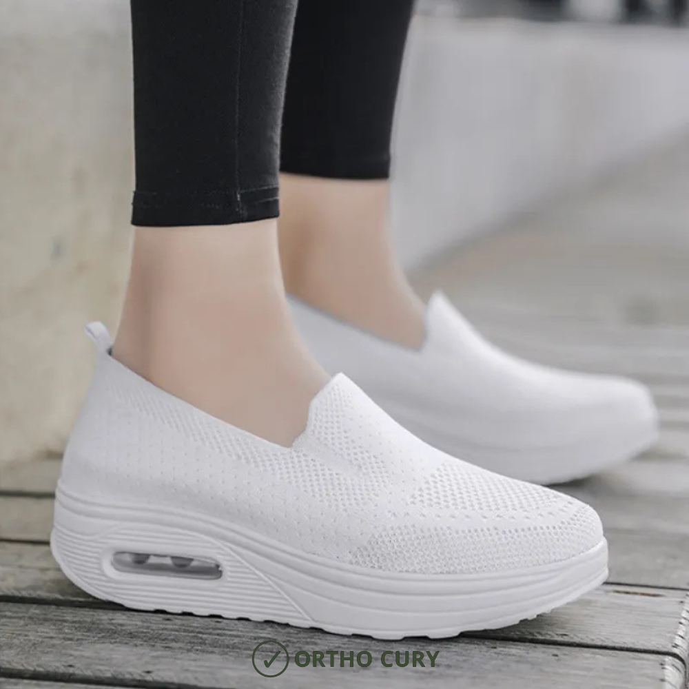 Ortho Paris -  Baskets confort femme Rose