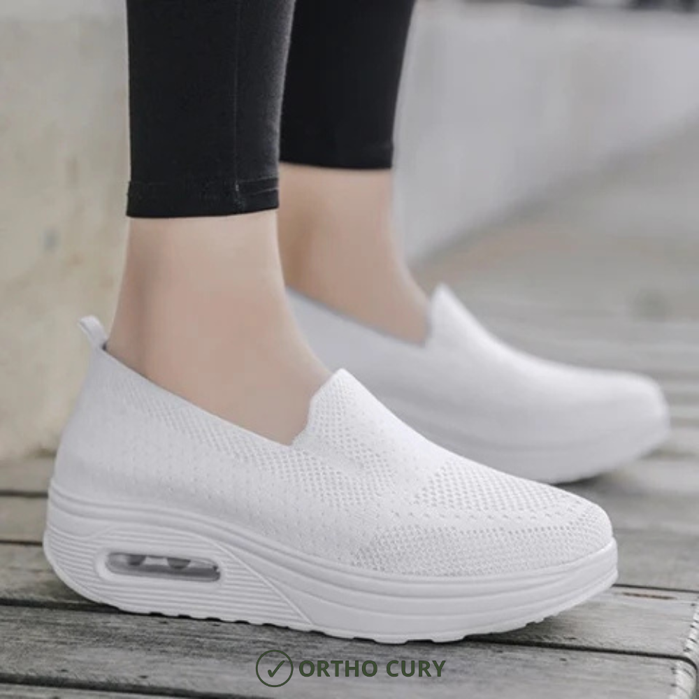 Ortho Paris - Baskets confort femme Gris