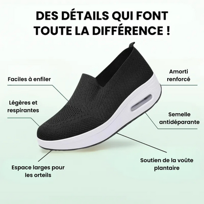 Ortho Paris - Baskets confort femme Marron