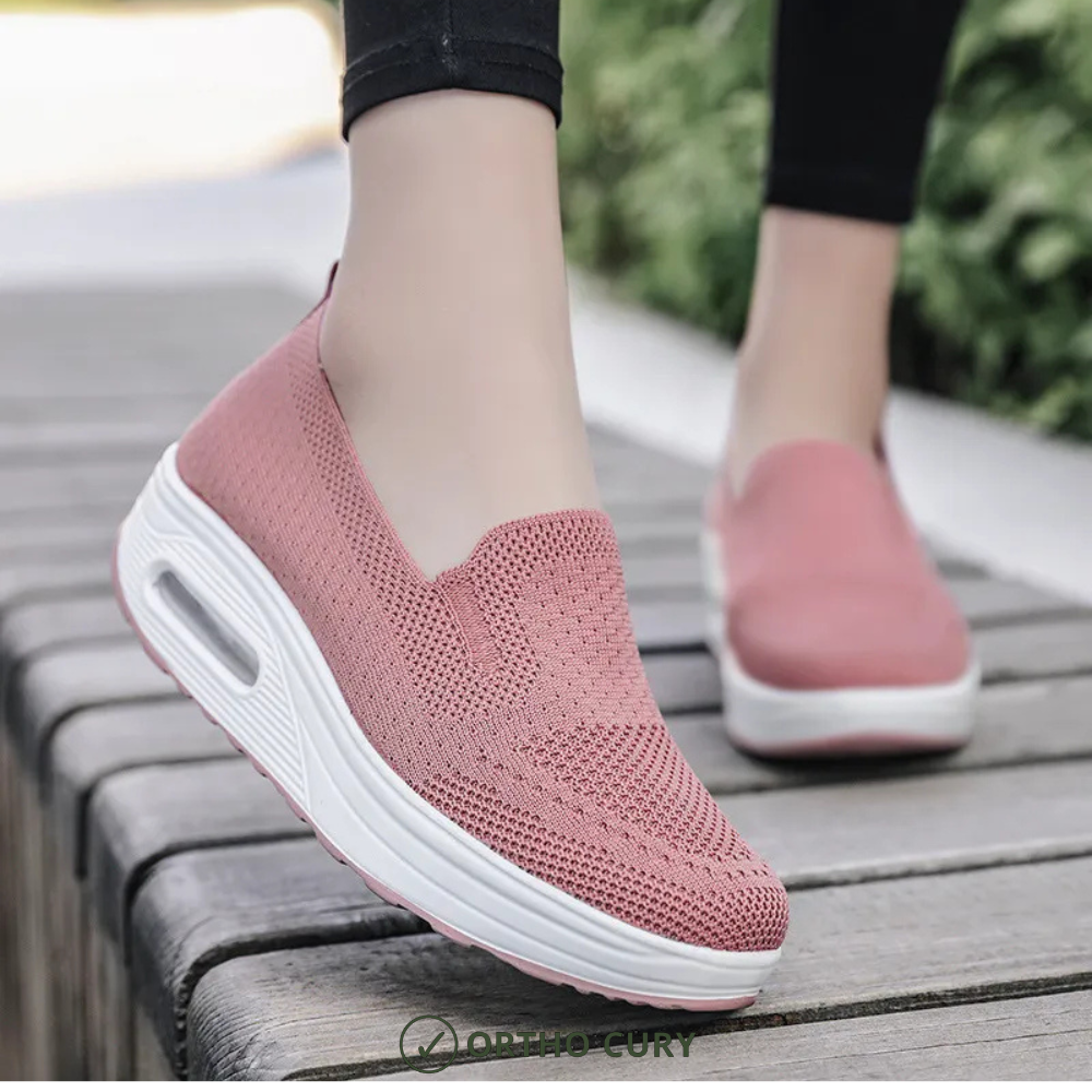 Ortho Paris - Baskets confort femme Marron