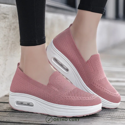 Ortho Paris -  Baskets confort femme Rose